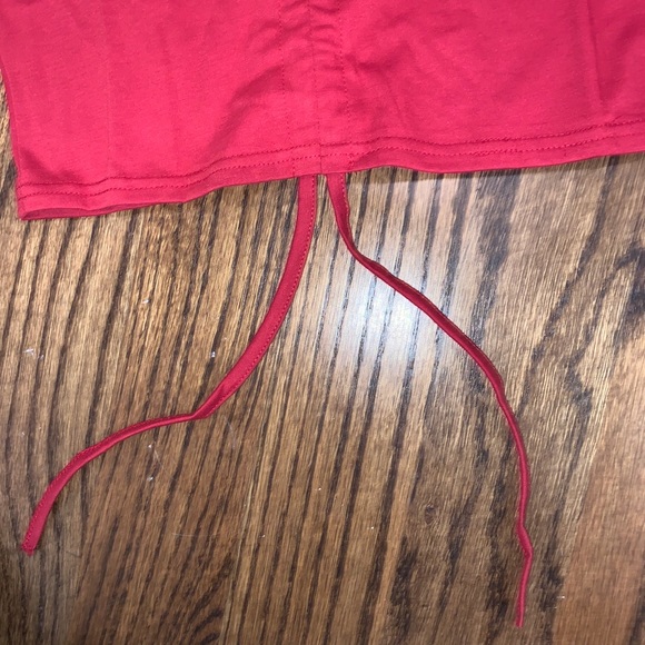 Drawstring Rutched Crop Top - Picture 12 of 13